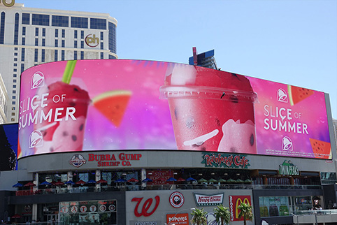 Curved LED Display Board