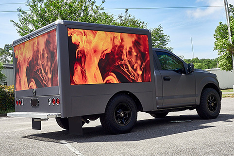 Mobile Truck LED Display Advertising