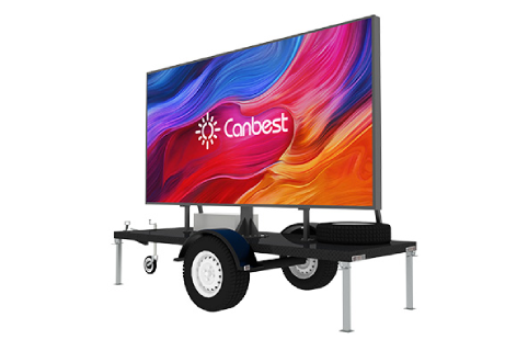 Trailer LED Series Foldable Mobile Advertising Trailer LED Screen Display